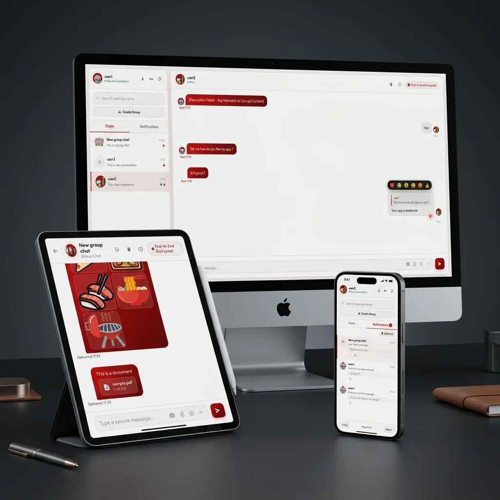 ChatME - E2EE Real-time messaging platform